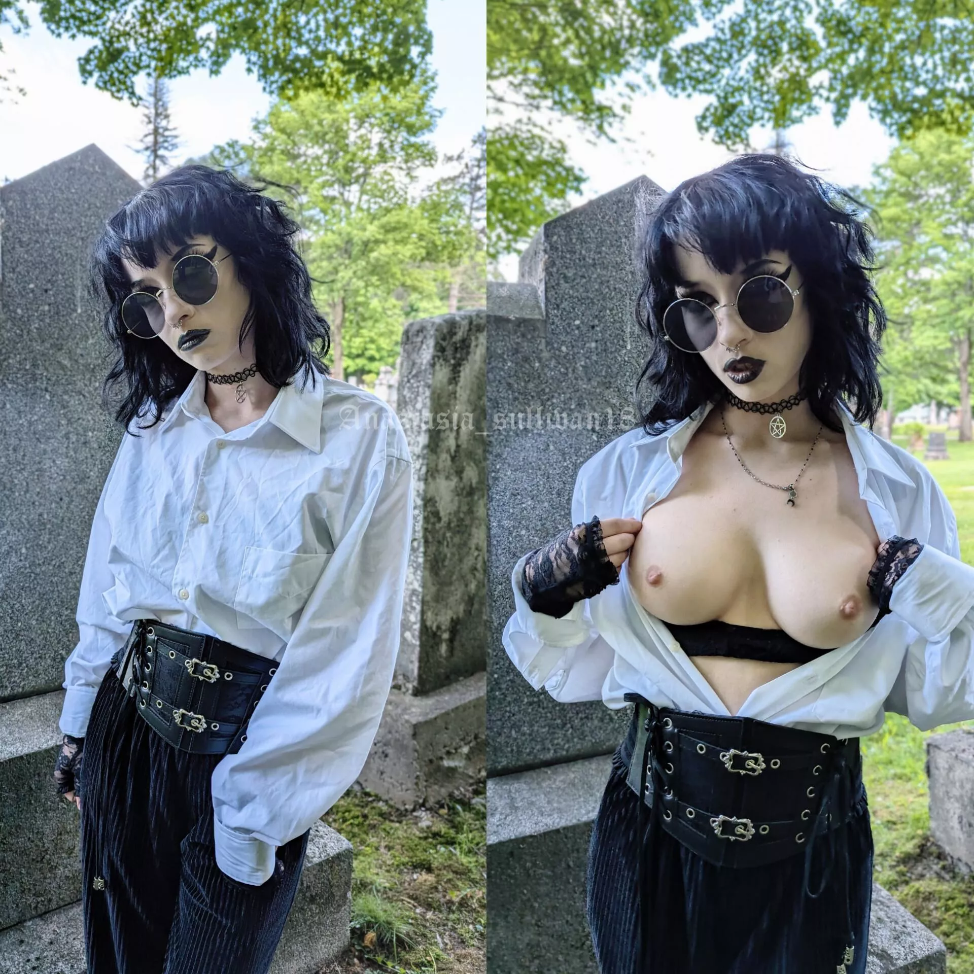showing off in the graveyard 