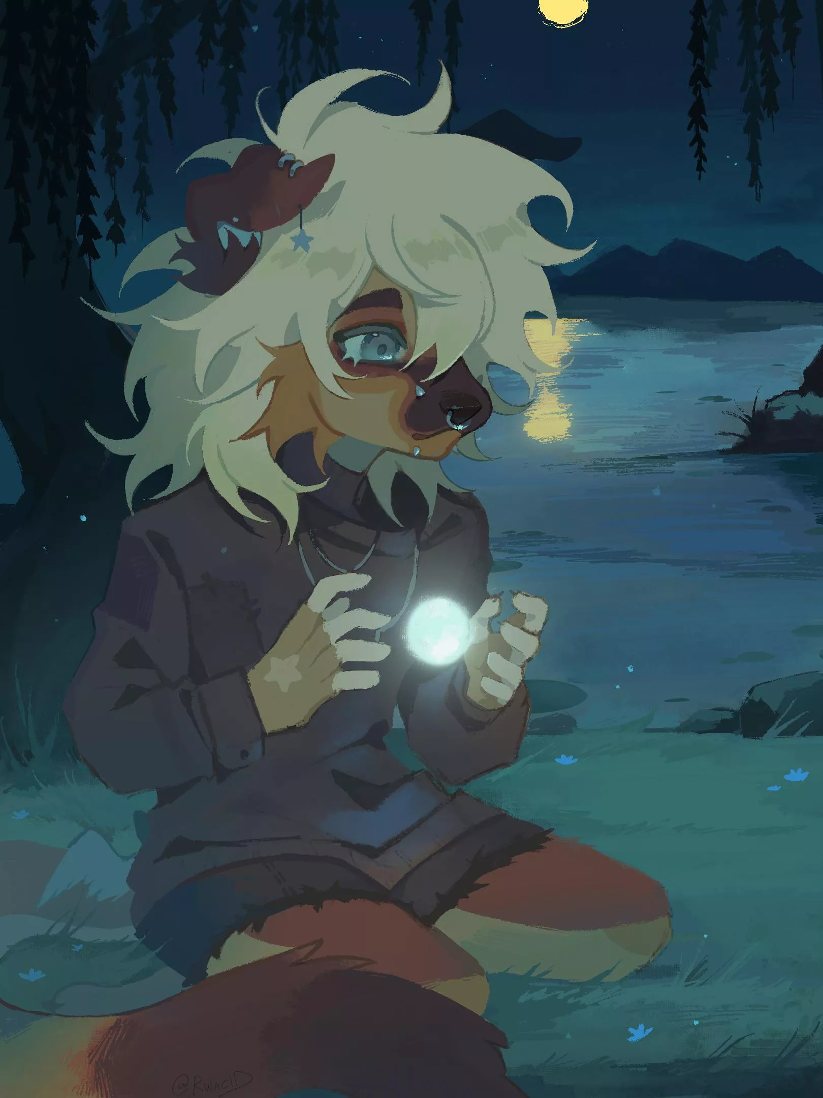 Under the willow 🪼🐬 ( commission )