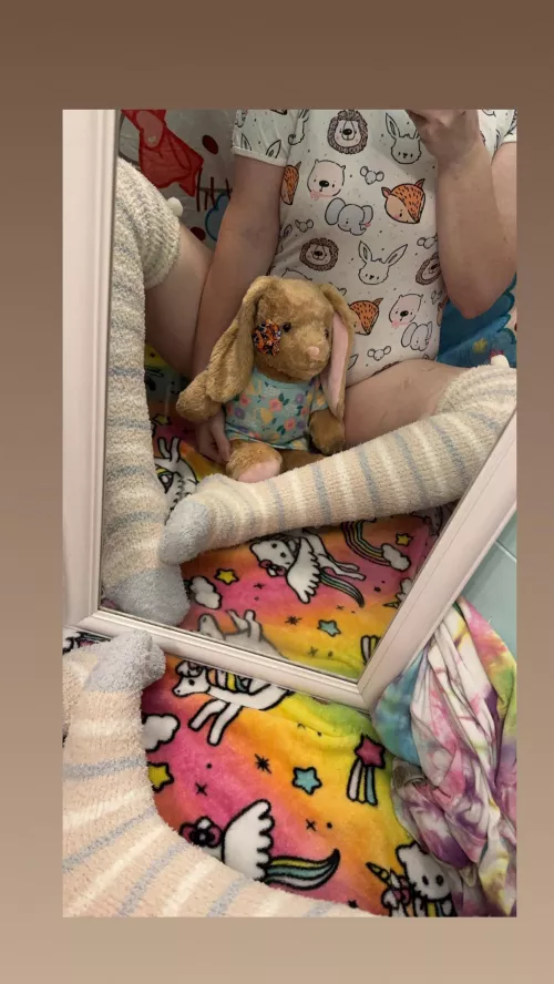 We both have boo boos 🎀🐰🥕