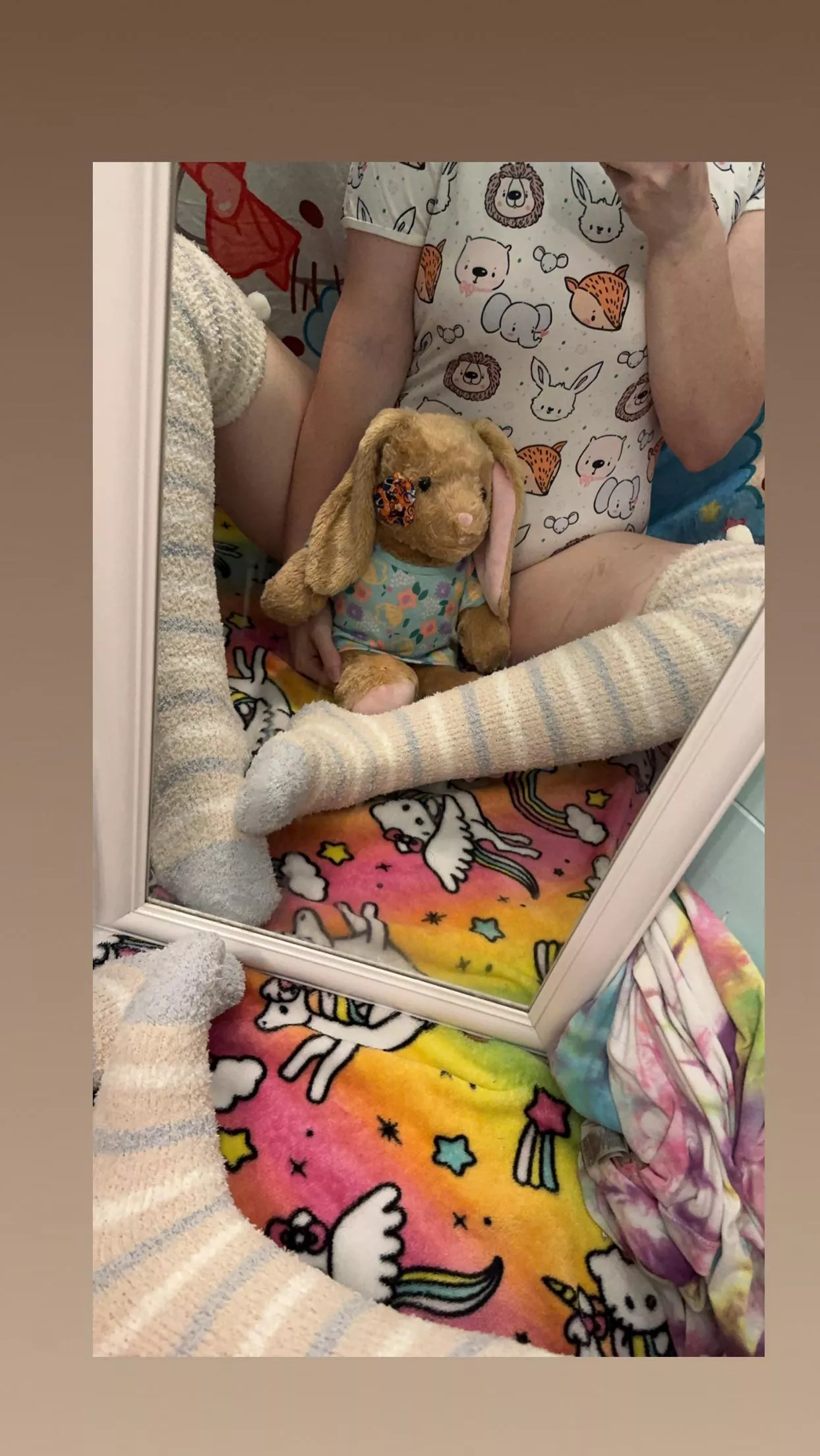 We both have boo boos 🎀🐰🥕