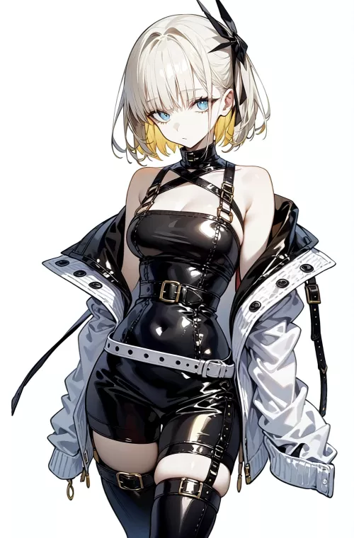 White Jacket & Casual Latex 