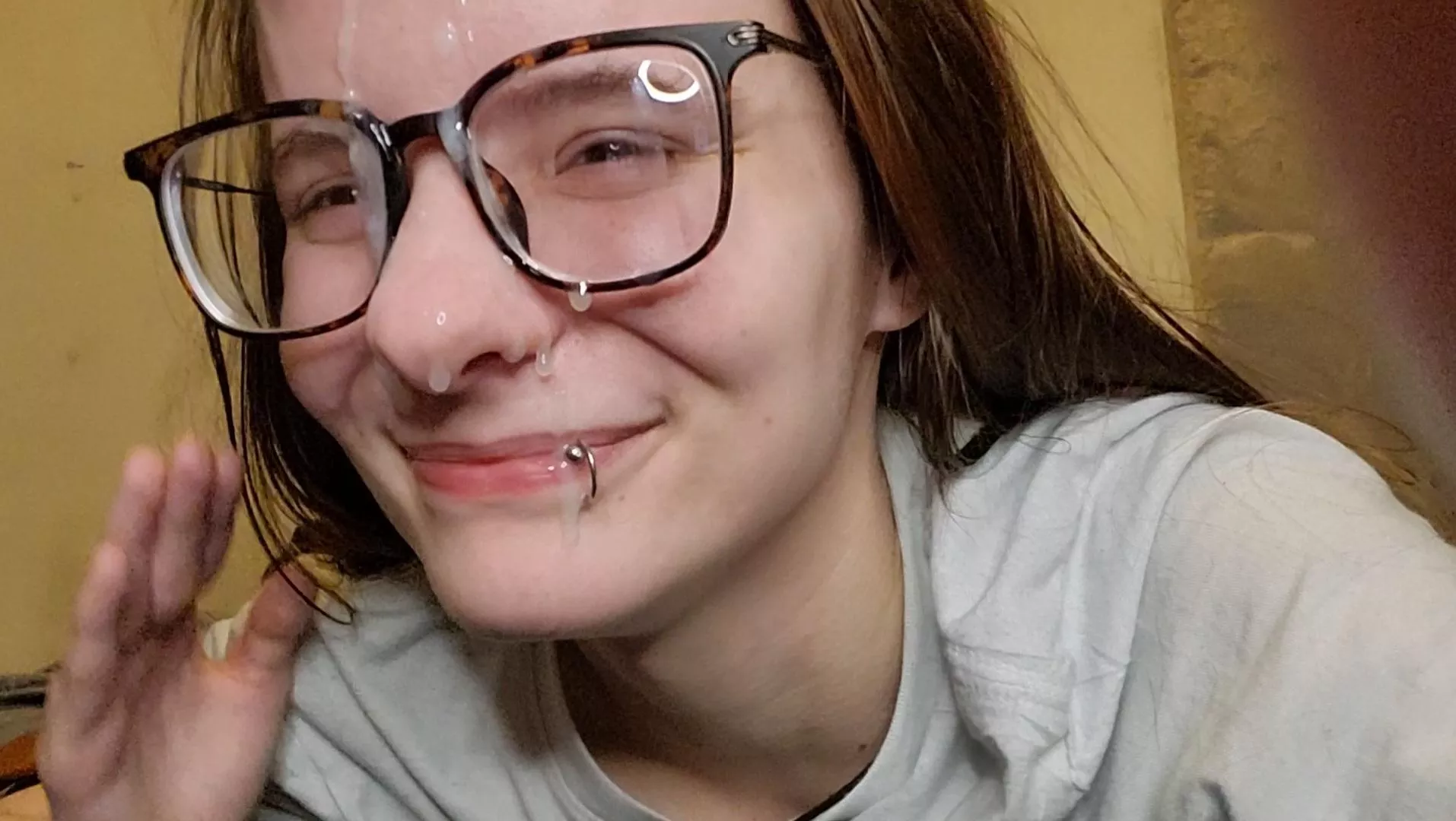 You wish you could cum on my face