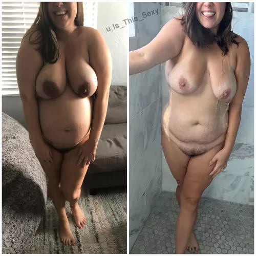 A woman’s body after pregnancy tells a story. Here’s mine :) 