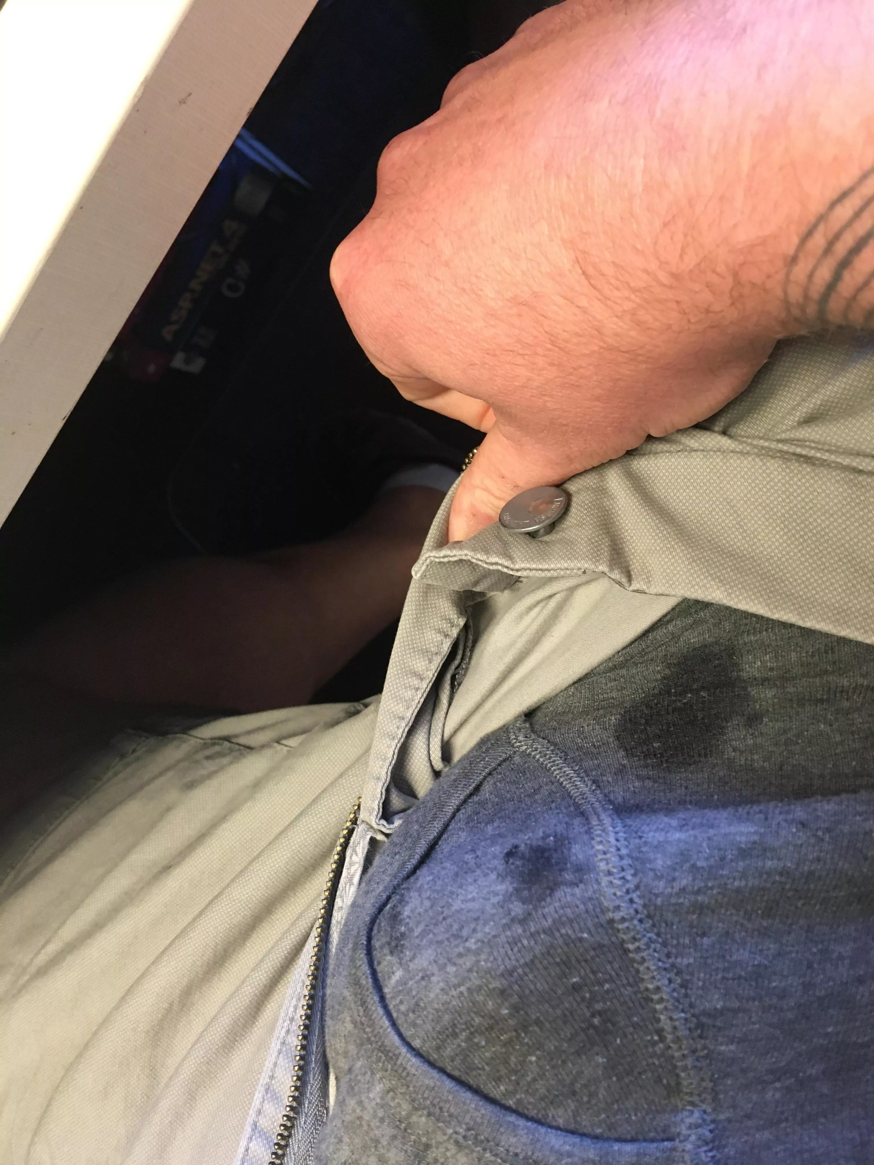 At work, post oral surgery, still leaking. (40)