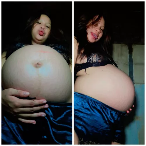 Cum and make a mess with an Asian pregnant mommy