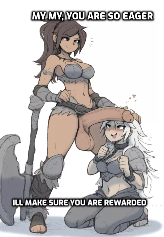 Futa mistress are nice tamers