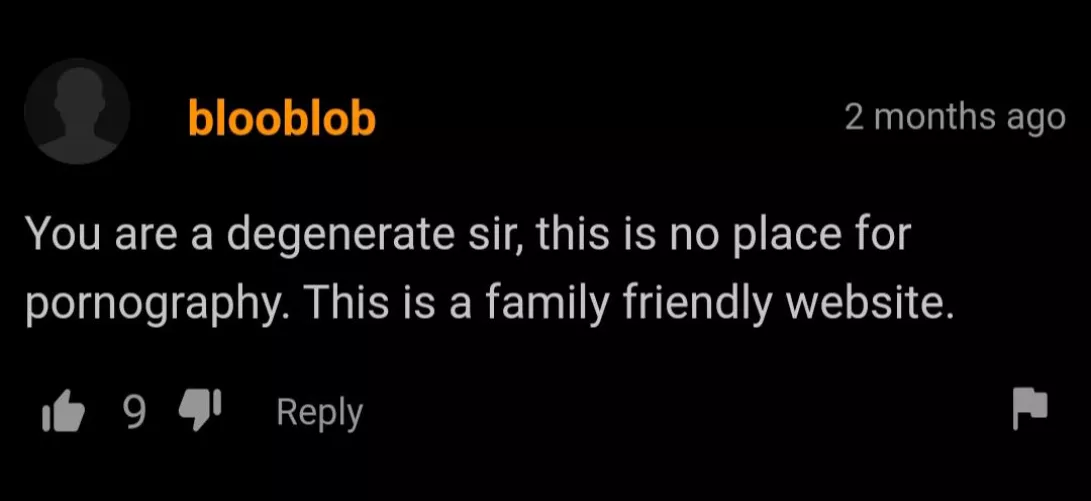 how inconsiderate to post porn 