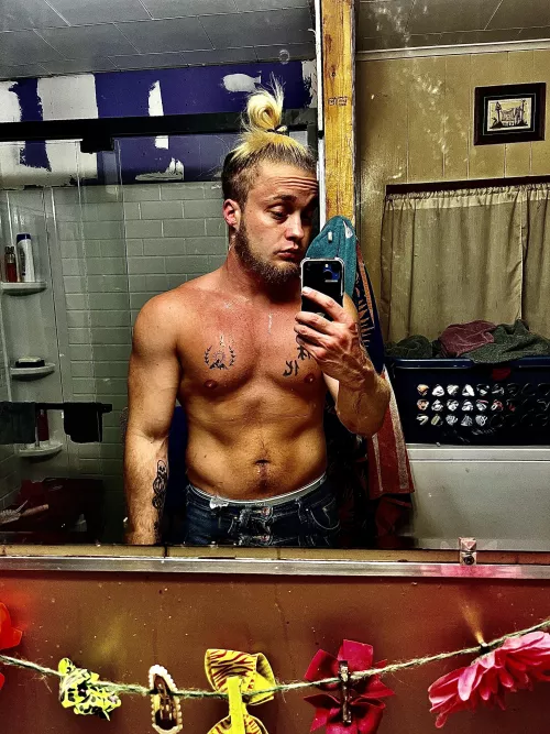 I’m probably not tattooed or nude enough, but this is me. 