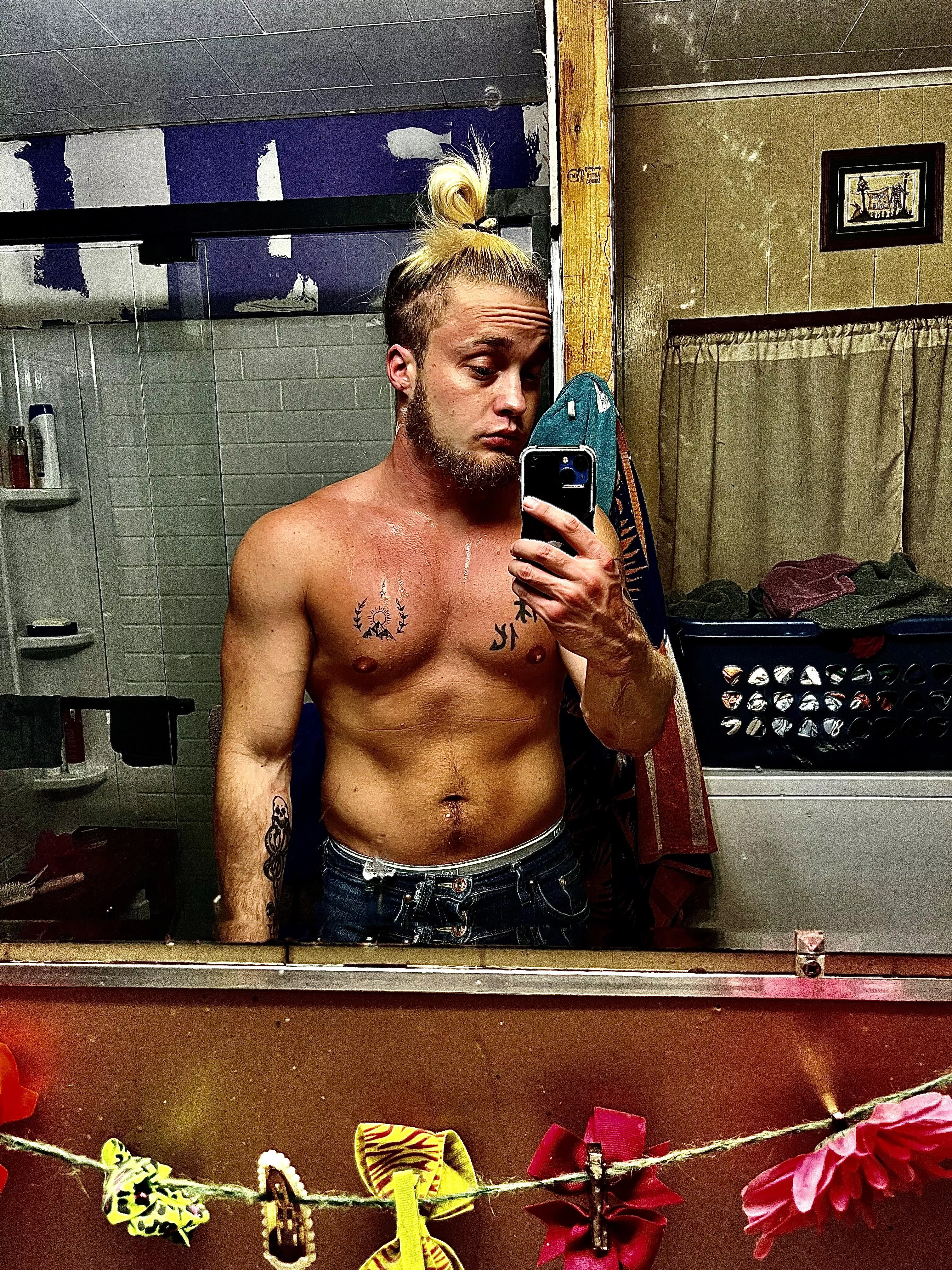 I’m probably not tattooed or nude enough, but this is me. 