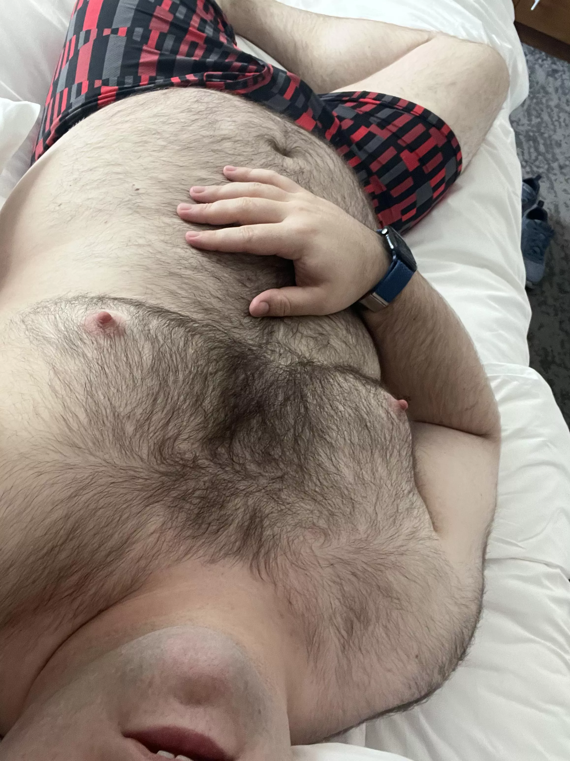 I’m stuck at work and he sends me this 