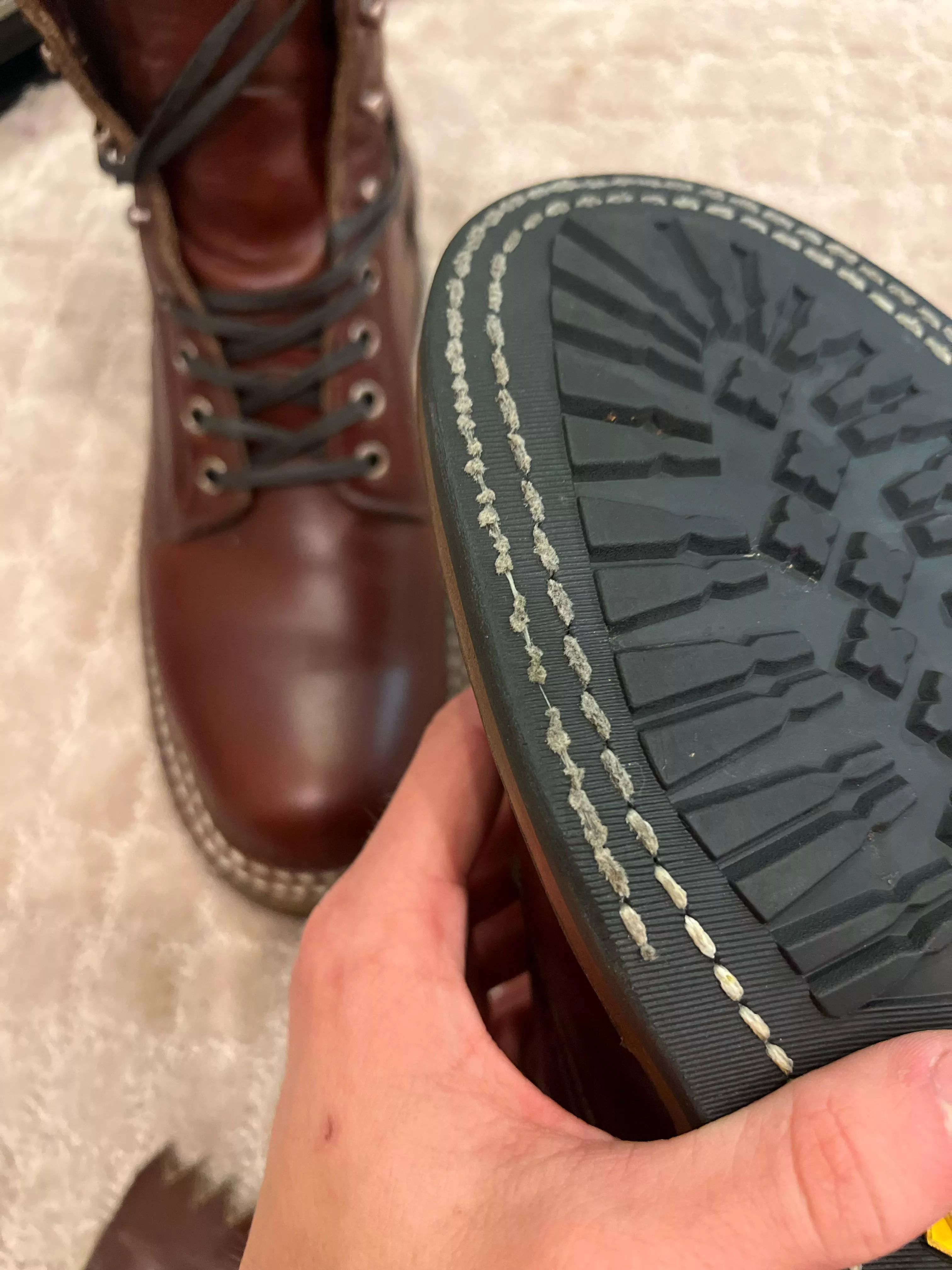 Issues with whites vibram minilug