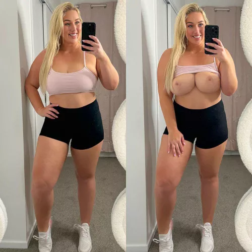 No sports bra is worthy of these milkers 🤭