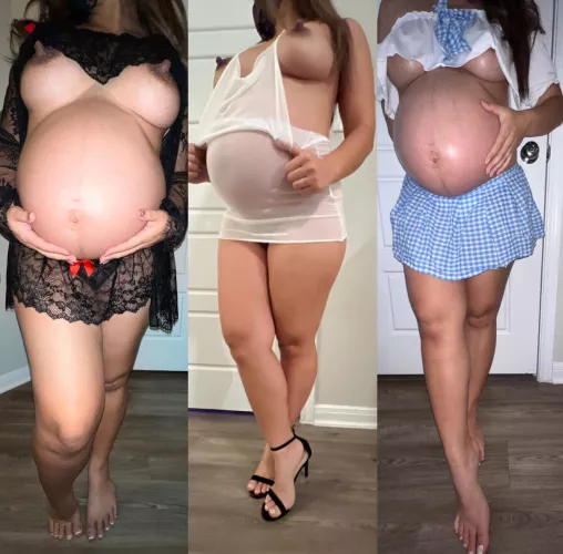 Pregnant and growing quickly 