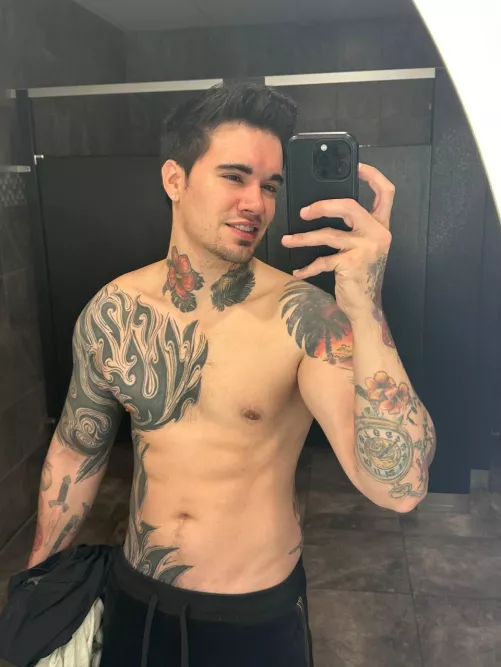 Tats showing off, or is it the gains?