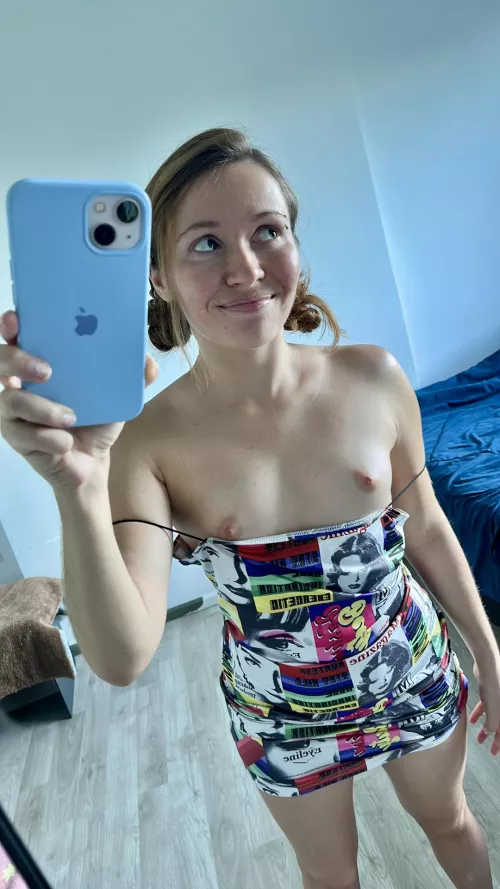 The smallest girl on the site, a little shy about it! 😊