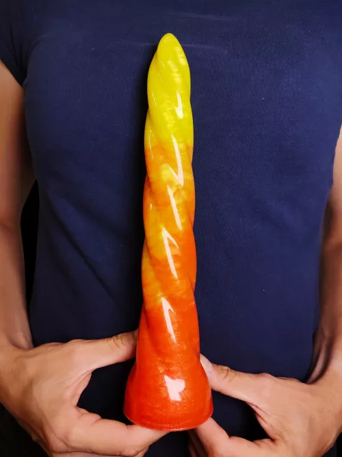 Unicorn in usable size 20x4 cm in beautiful colour combination. Do you like it too? We will be happy to make you one in size you want :)

