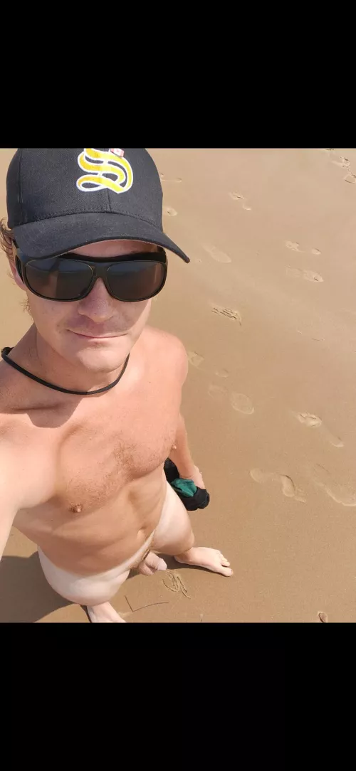 35(M) At the nude beach