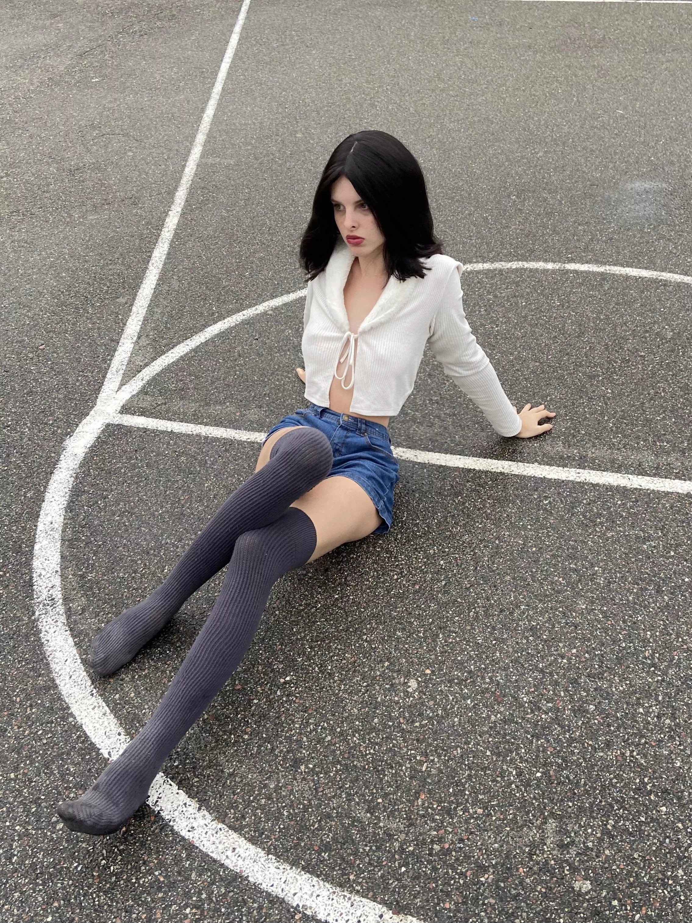 A blouse under which it would be a sin to wear a bra