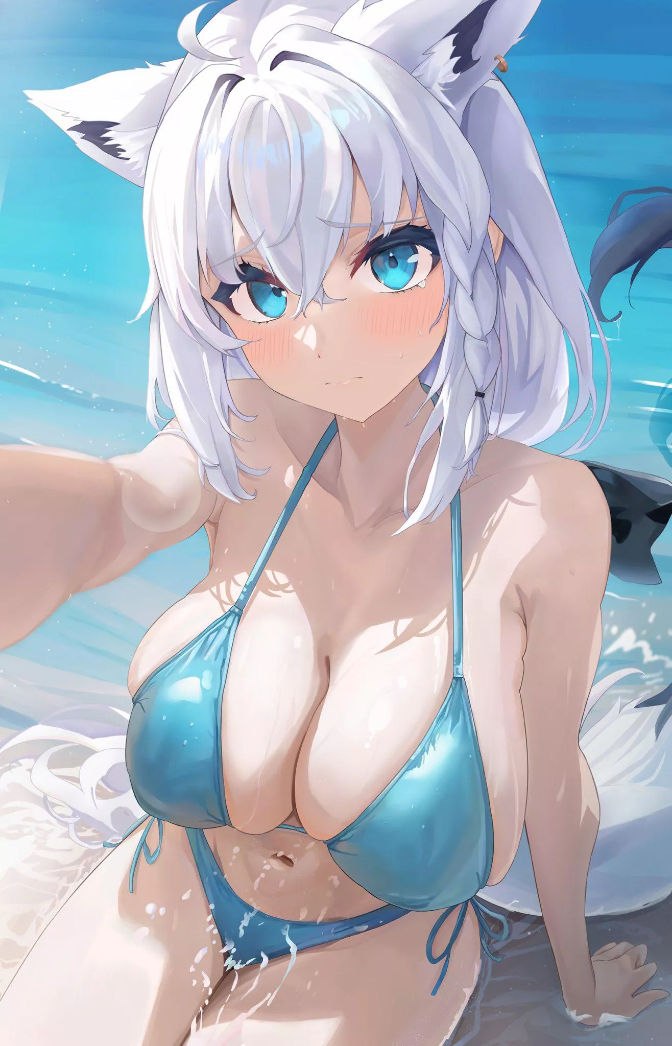 Blue Swimsuit Fubuki 