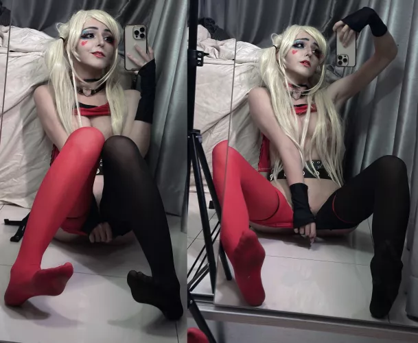 cosplay time as Harley Quinn