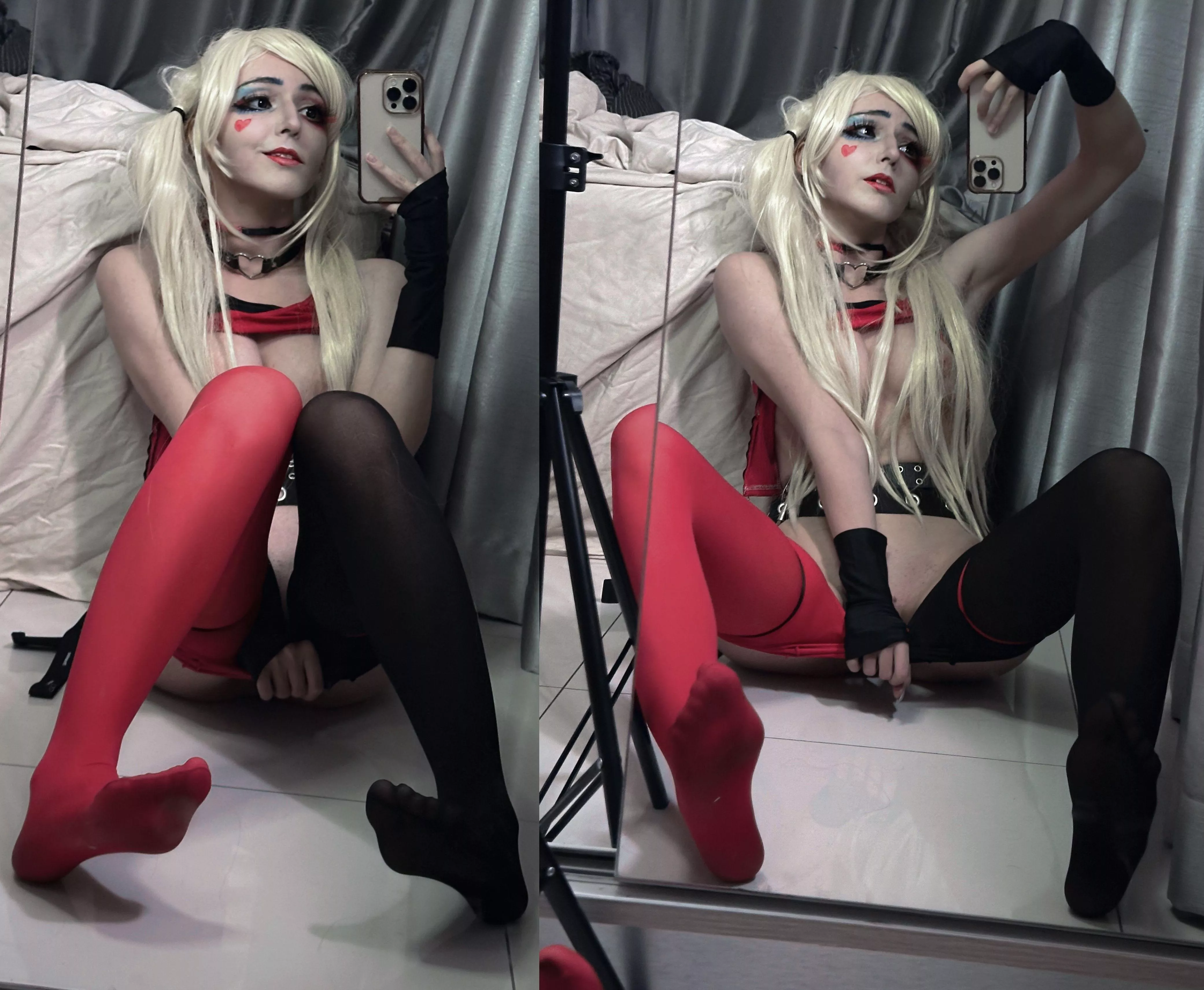cosplay time as Harley Quinn
