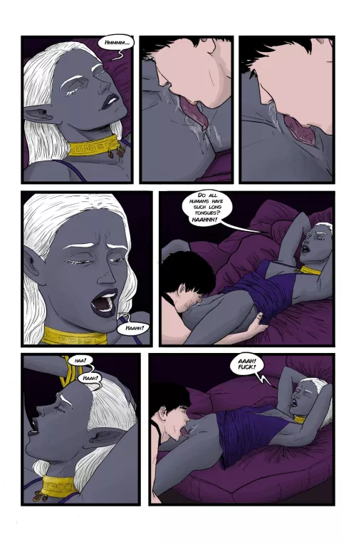 Getting more out of her slave than she bargained for