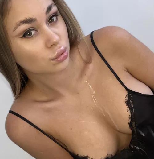 I bend over in front of you and wait again