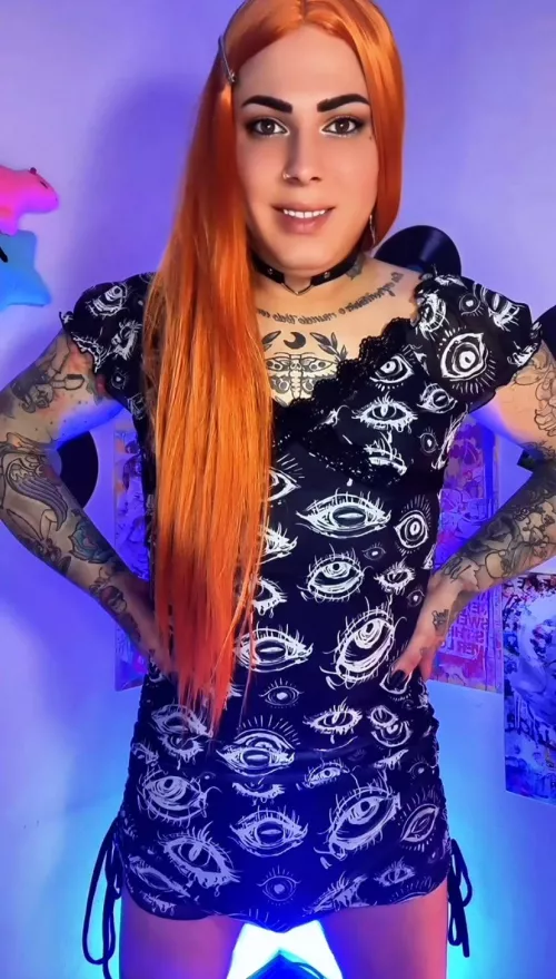 I loved my new dress 🖤 did you like it? 🥰