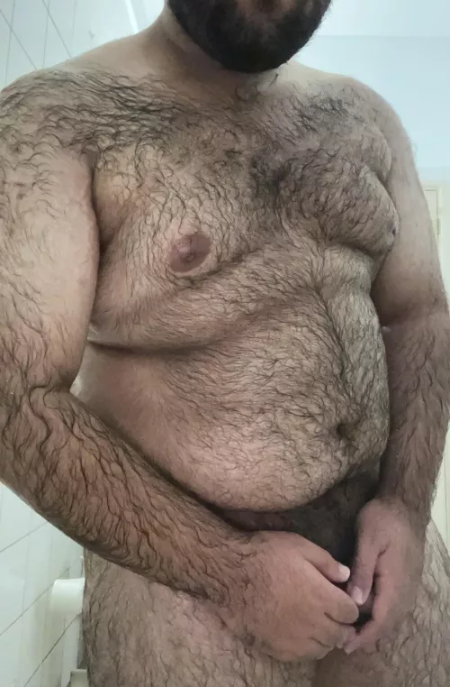 Is this much hair in this 21 bottom bear attractive?