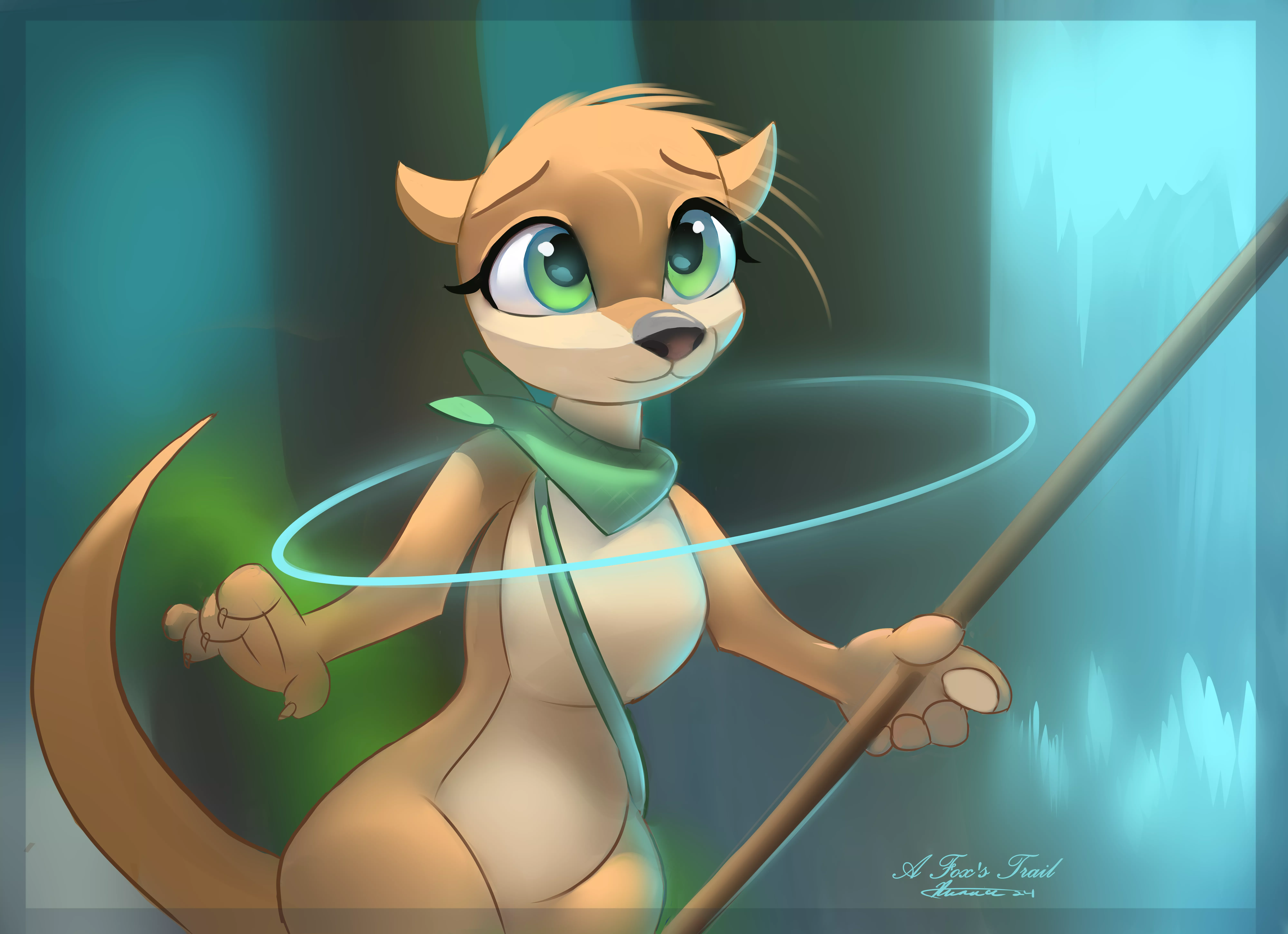 Katt the Otter, for a fox's trail series [OC]