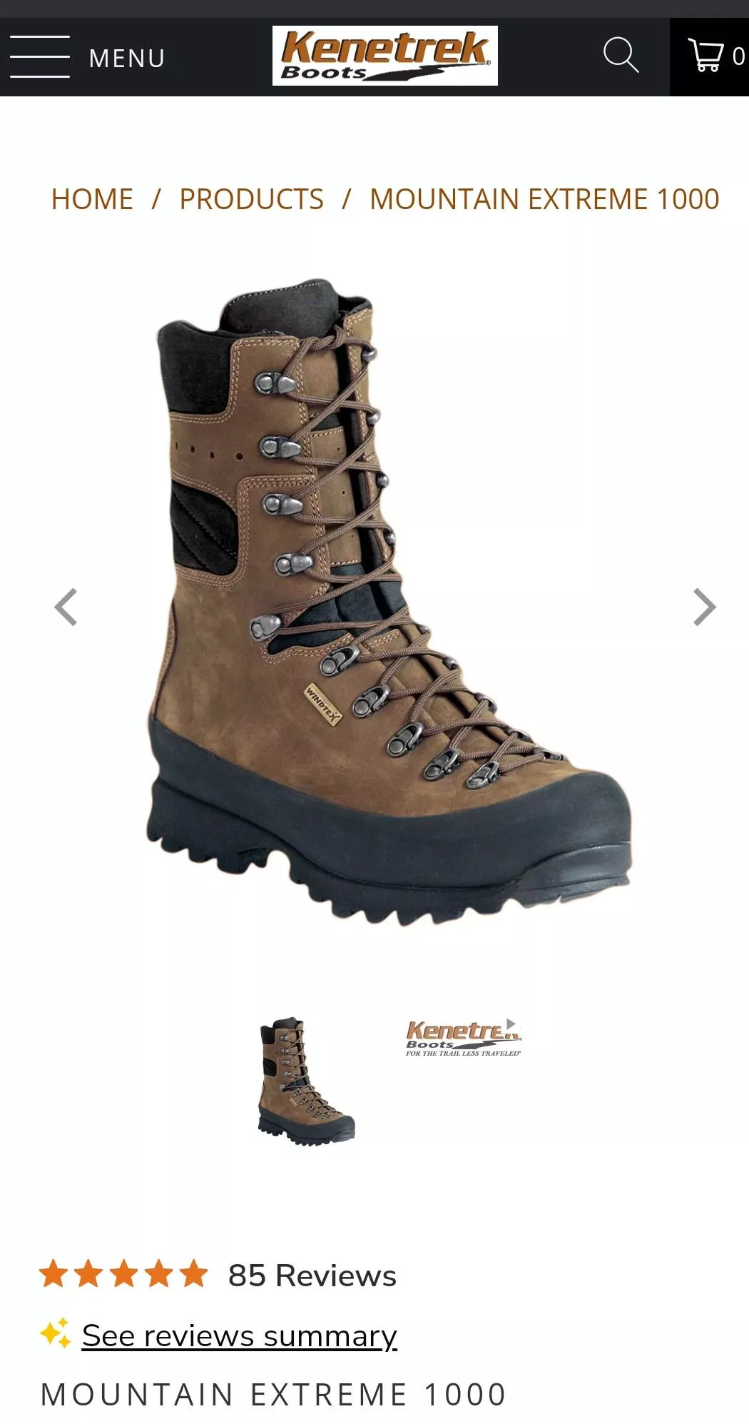 Kenetrek Mountain Extreme