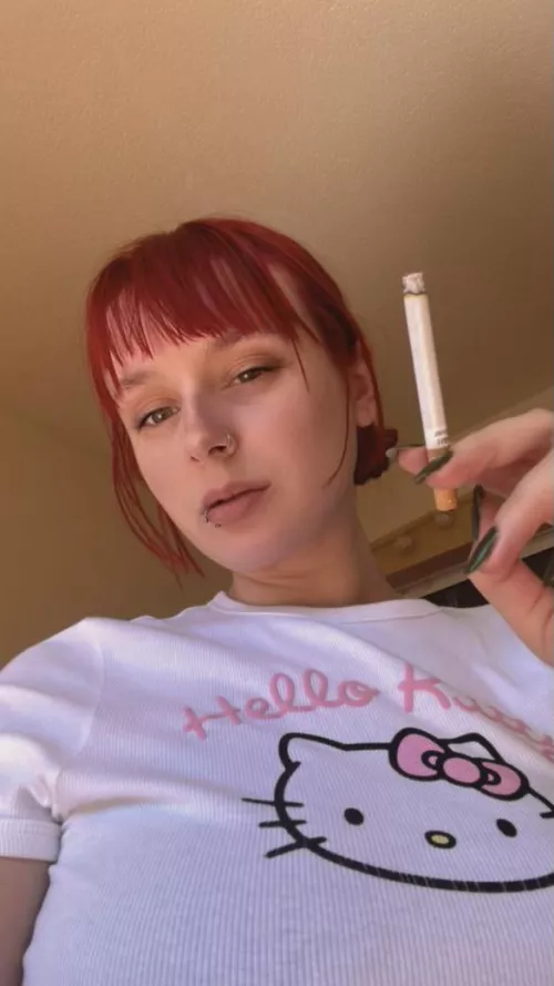 Make sure you open your mouth up wide, your tongue stuck out and eager to catch my ashes. 