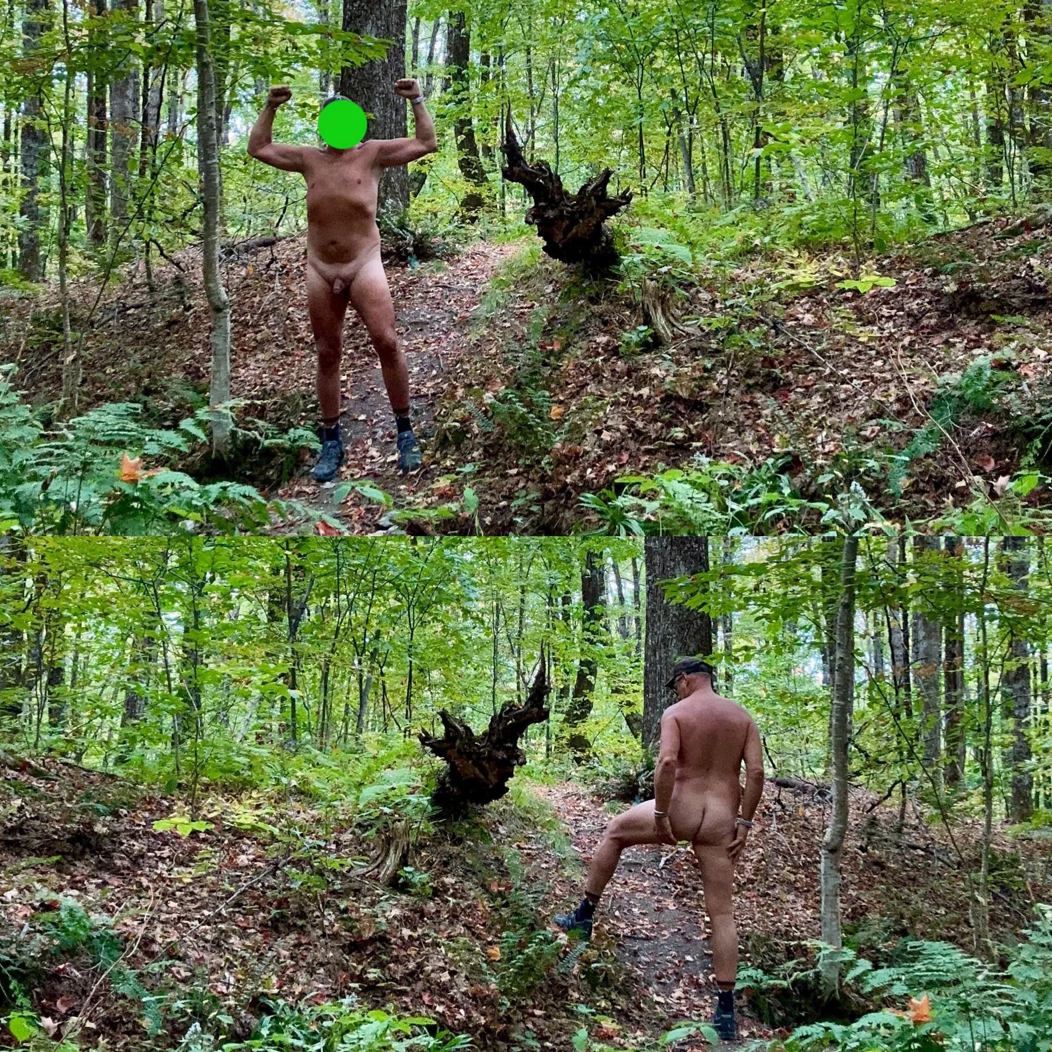 My first naked hike