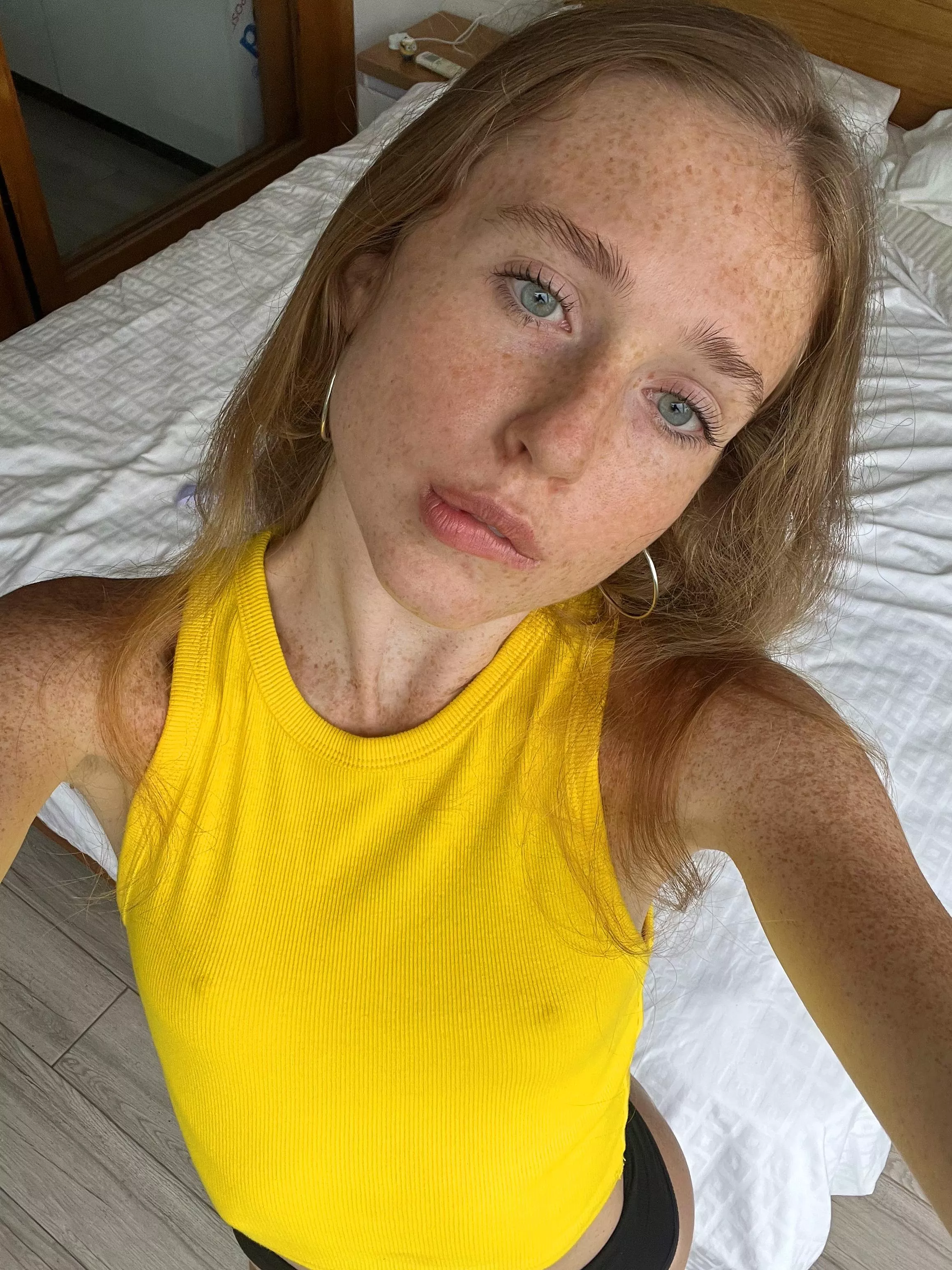 Poking through yellow!