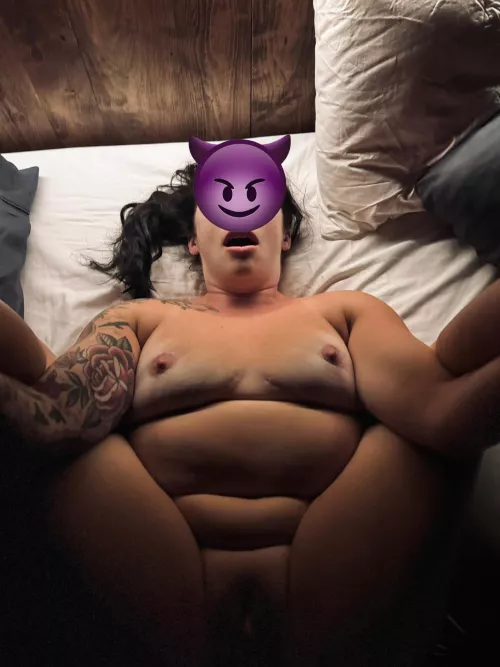 She wants to know if you like it when she holds her legs open so you can get deeper😏