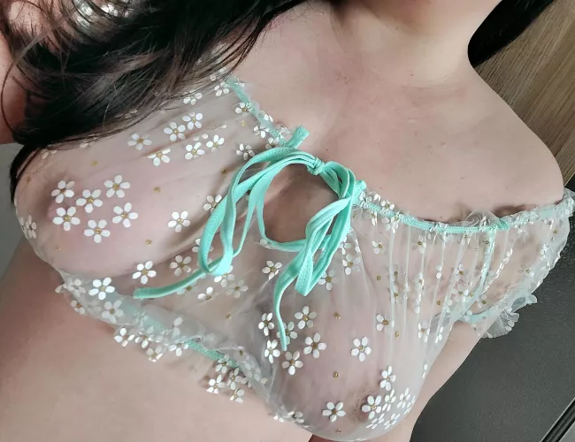 Sheer is kind of my thing 