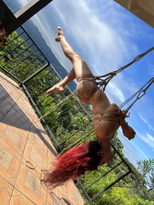 Shibari in Costa Rica from our air bnb 
