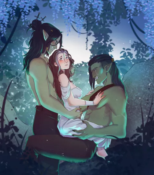 The widow and the orcs (nsf_ko)