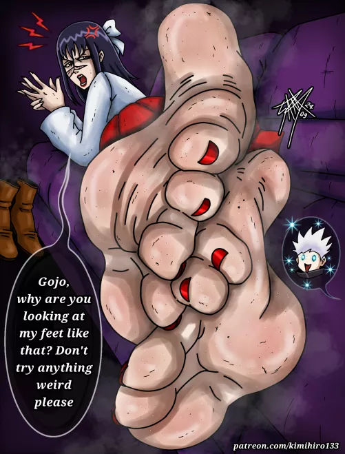 Utahime Feet [jujutsu kaisen] by (kimihiro133sm)