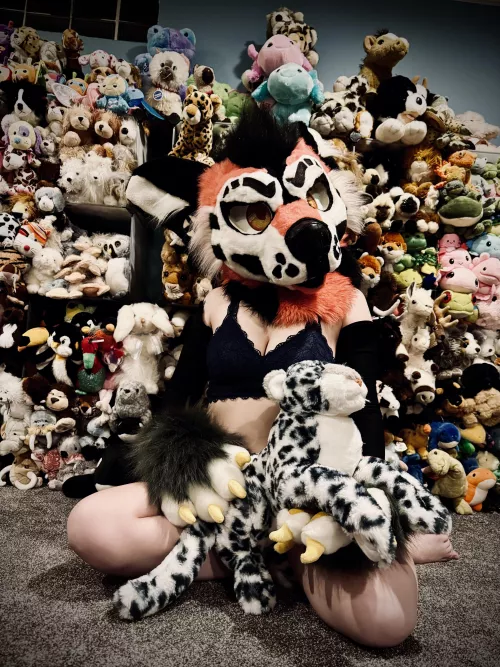 Where are my plushy fans 🥹💜🐾 OF/socials: Styradoggy