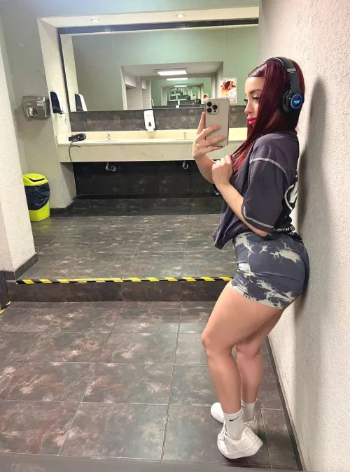 You should be the one taking them off of me after the gym