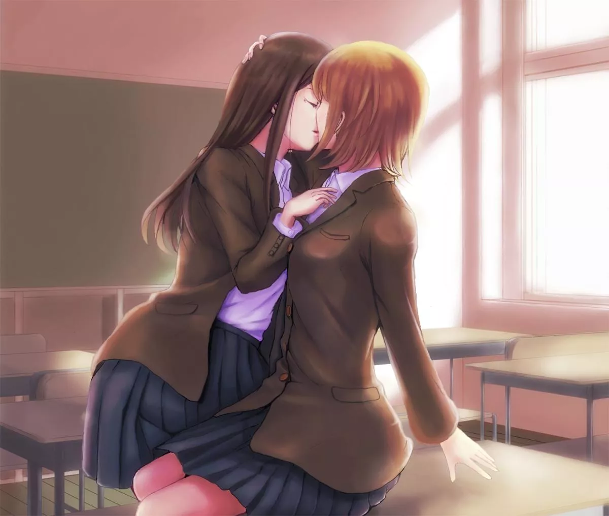 A kiss in the classroom [Original]
