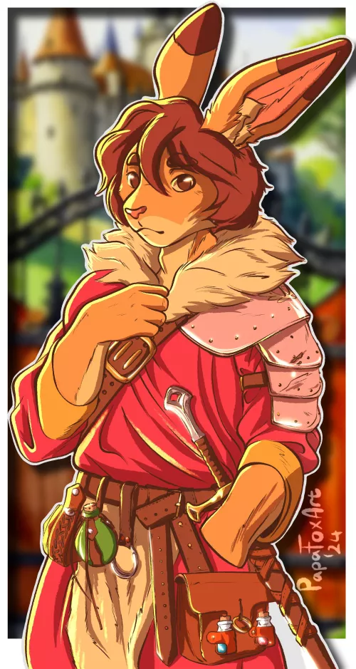 Bunny Paladin! (art by me)