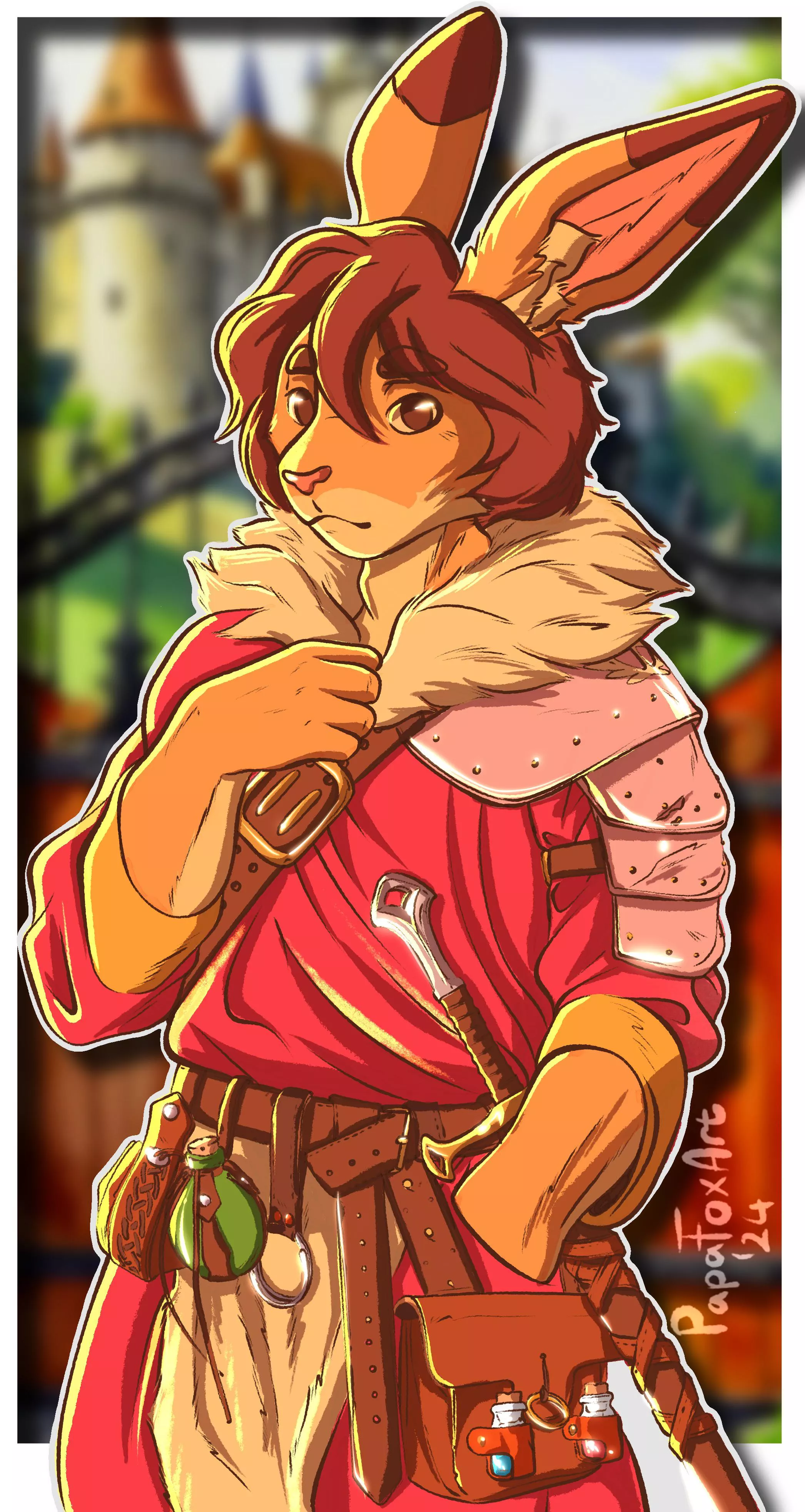 Bunny Paladin! (art by me)