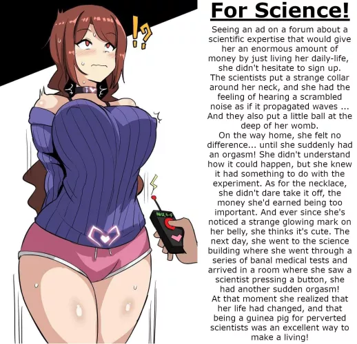 For Science! [Orgasm] [Collar] [Sci-fi] (Artist: rebake1453)