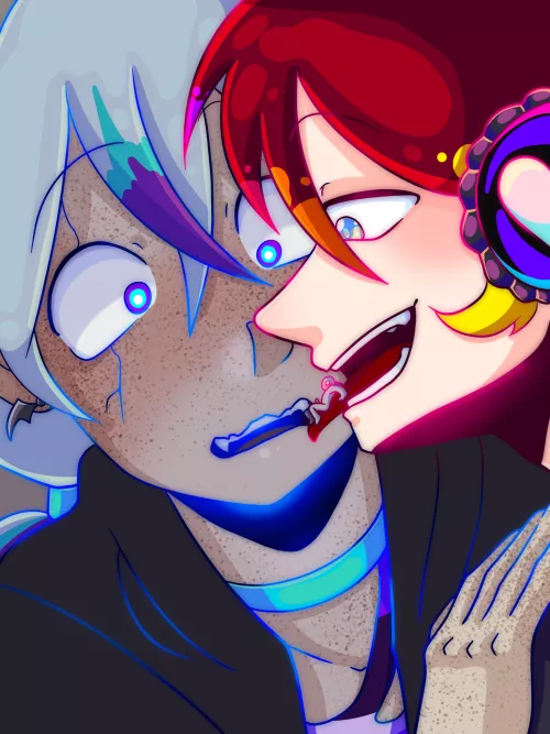 {Image} If you bring a snack you have to share (Art and Sonas by MystyCalypso)