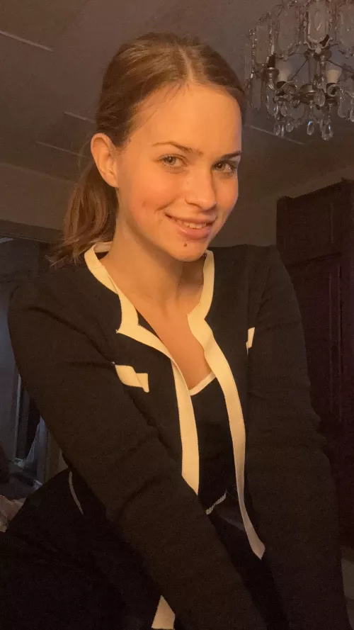 Just me in my cozy and classy outfit 😊