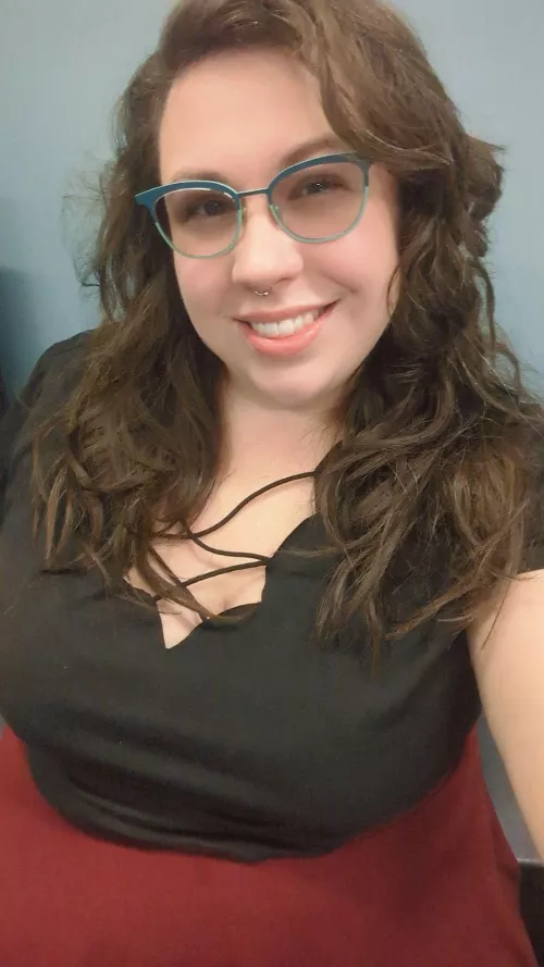 Feeling cute at work today. 😊