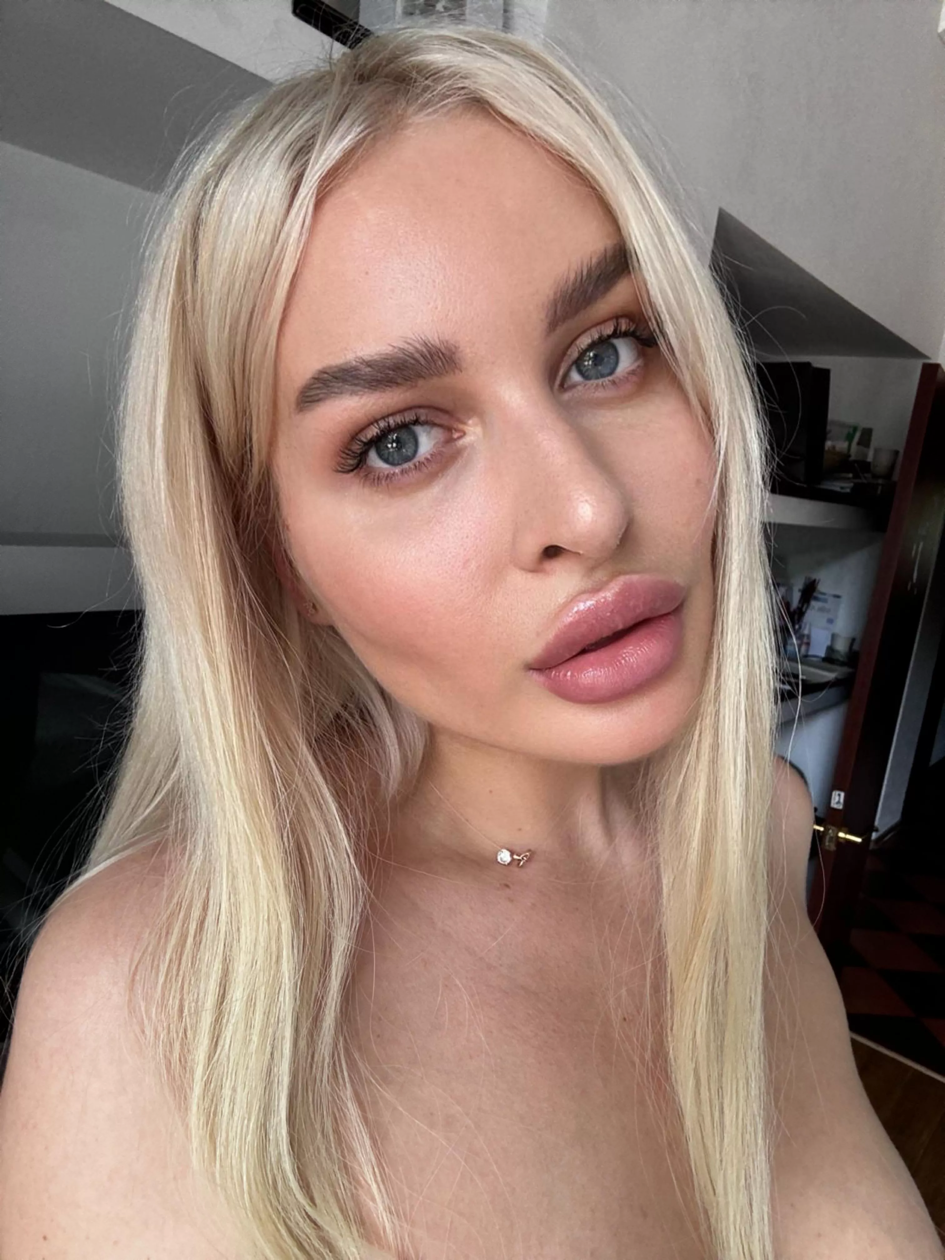 My lips that aren't real