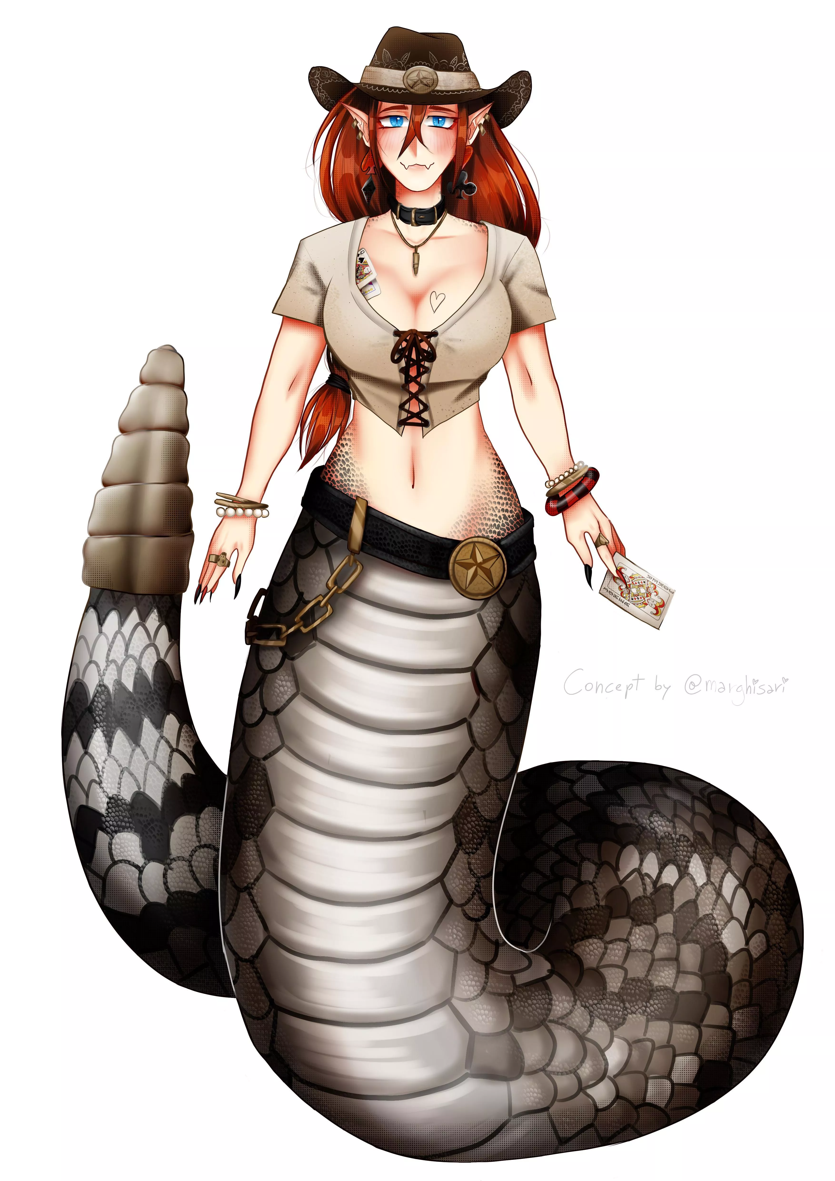 My snake oc if I was a woman